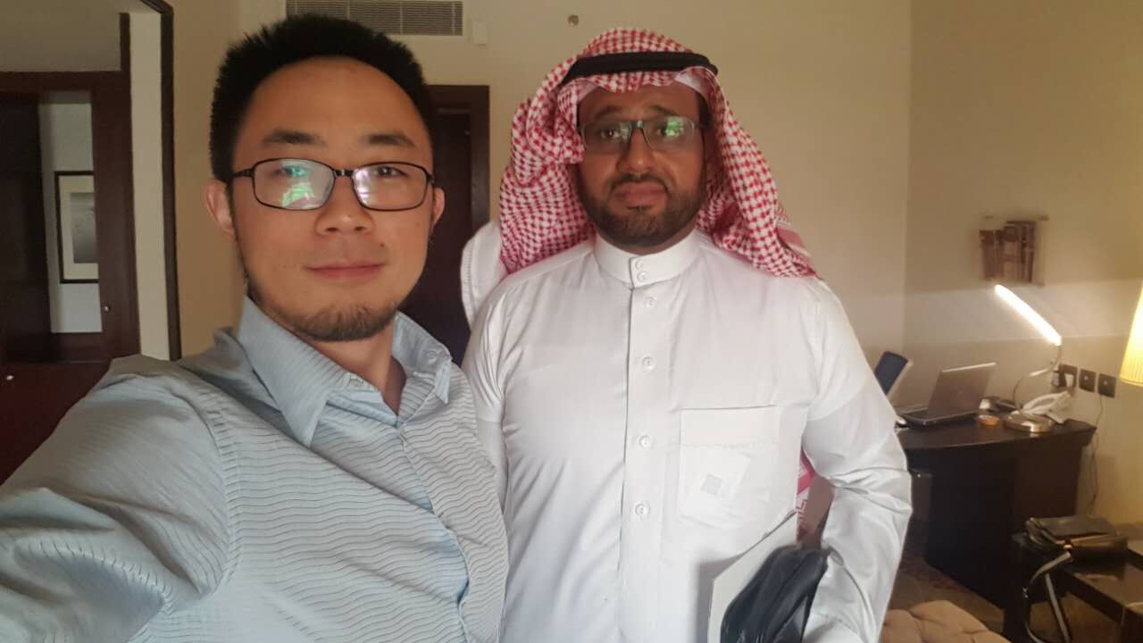 我司执行CEO李总在沙特拜访客户
