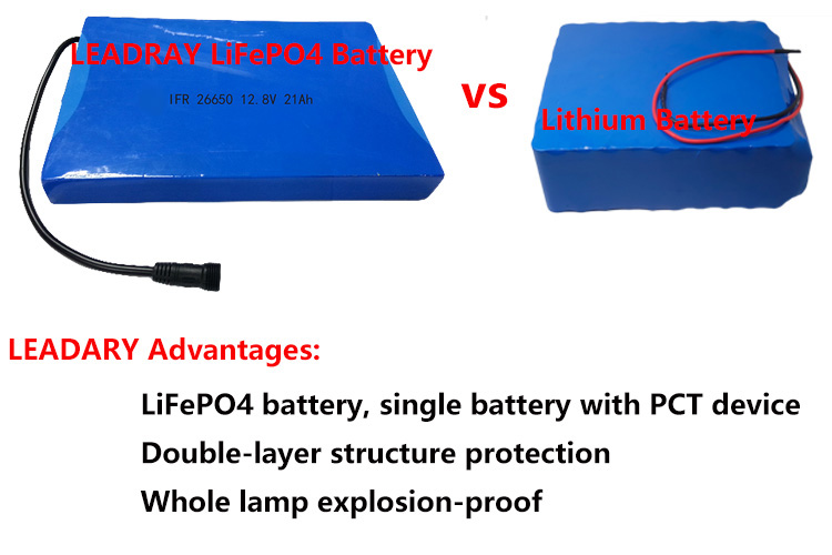 Due to LiFePO4 battery's perfect high